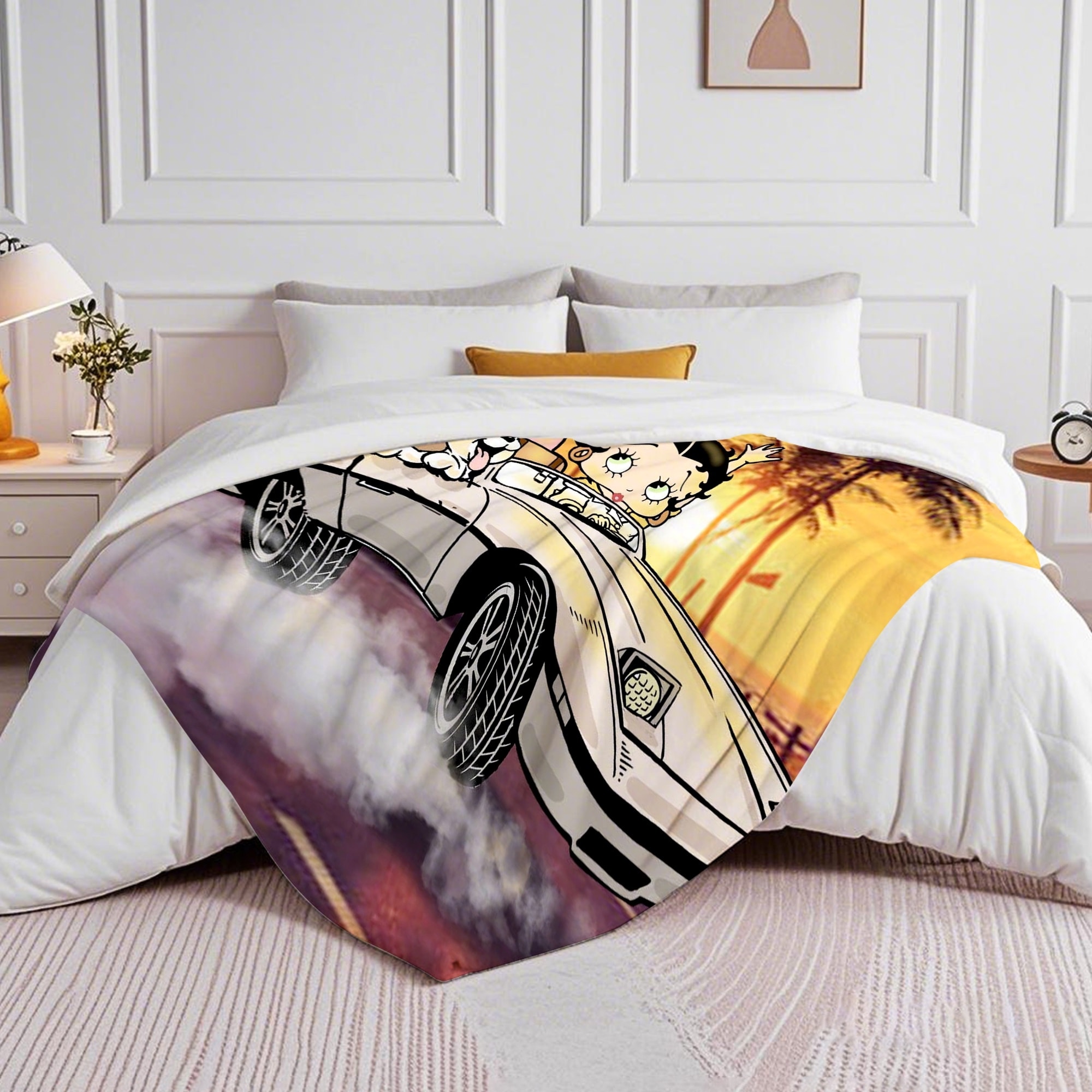 Betty Boop Super Soft Fleece Plush Throw Blanket for Couch - Picture 73 of 374