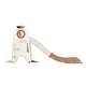 preview thumbnail 14 of 12, 4 in 1 Toddler Slide and Swing Set, Kids Playground Climber Slide Playset with Basketball Hoop