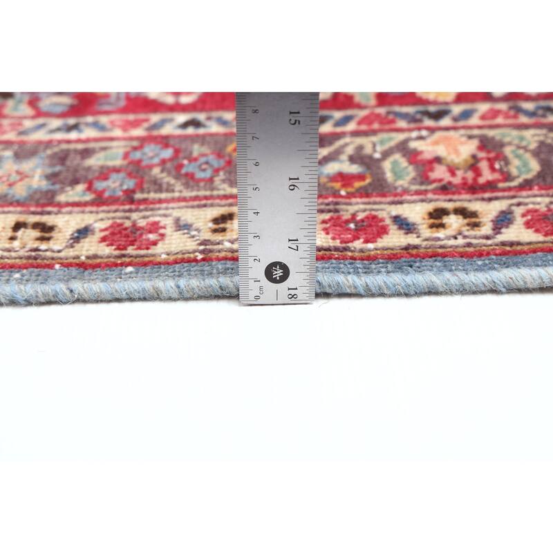 ECARPETGALLERY Hand-knotted Antalya Vintage Light Blue Wool Rug - 9'6 x 12'7