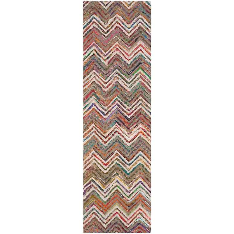 SAFAVIEH Handmade Nantucket Ynes Contemporary Cotton Rug