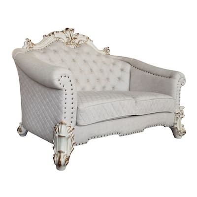 Casada Two Tone Ivory and Antique Pearl Loveseat