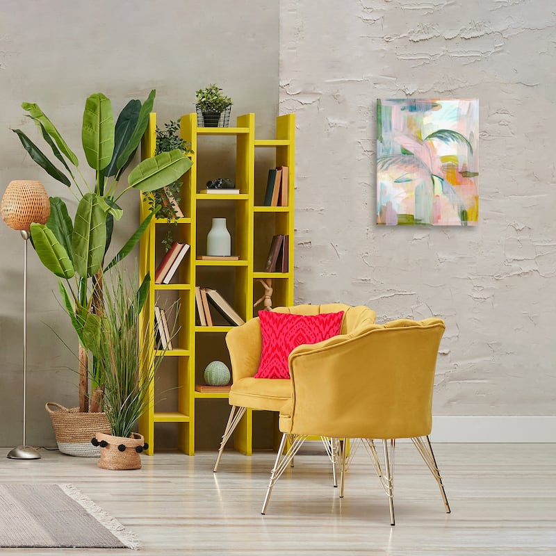Stupell Palm City Abstraction Canvas Wall Art Design By Gemma Bardot