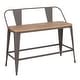 preview thumbnail 2 of 19, Carbon Loft Samira Industrial Counter Height Bench - N/A
