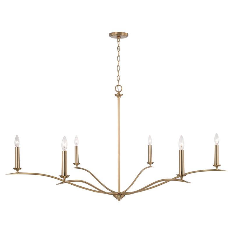 6-Light Chandelier - 29.25 High