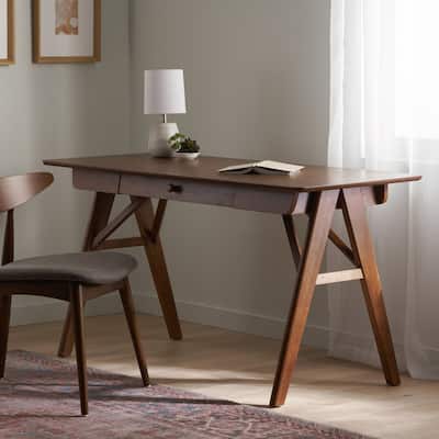 Vienna Modern Faux Wood Desk with Veneer by Christopher Knight Home