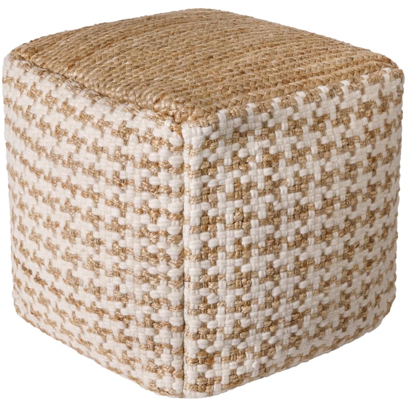 Artistic Weavers Lidgatea - 18"H x 18"W x 18"D - Natural/White