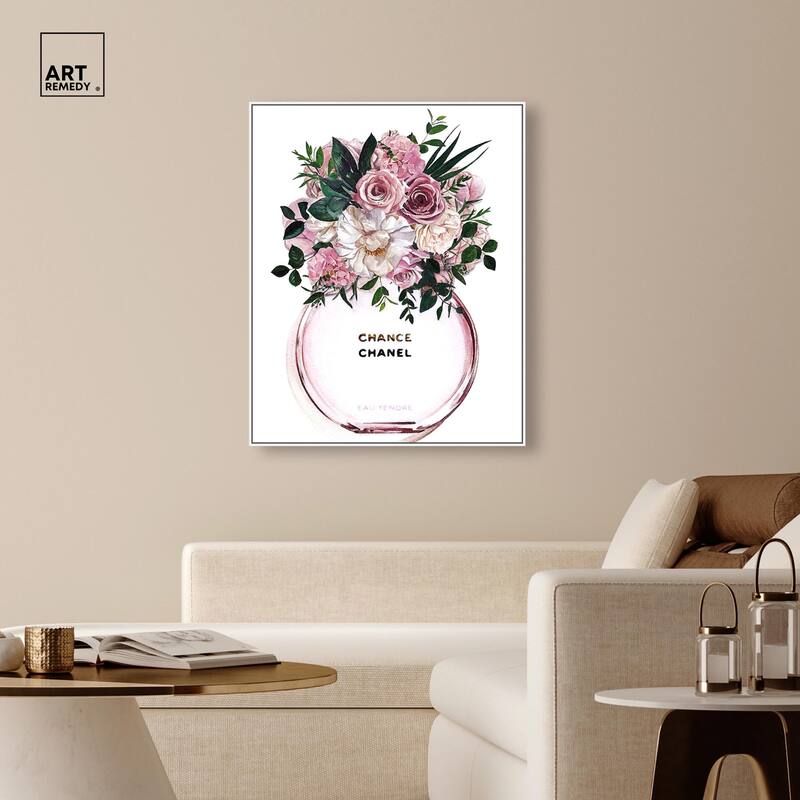 Floral Chance Fragrance Canvas by Art Remedy