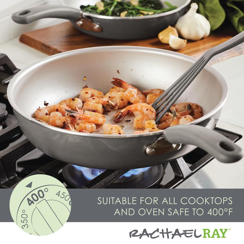 Rachael Ray Create Delicious Aluminum Nonstick Cookware Induction Pots