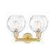 preview thumbnail 20 of 28, Innovations Lighting Athens Water Glass - 2 Light 17" Bath Vanity Light