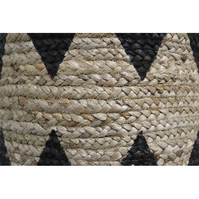 Home&Manor Morzine Jute Round Stool