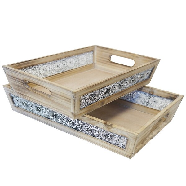 Shop Decorative serving tray, Set of 3 - 8'6" x 13 ...
