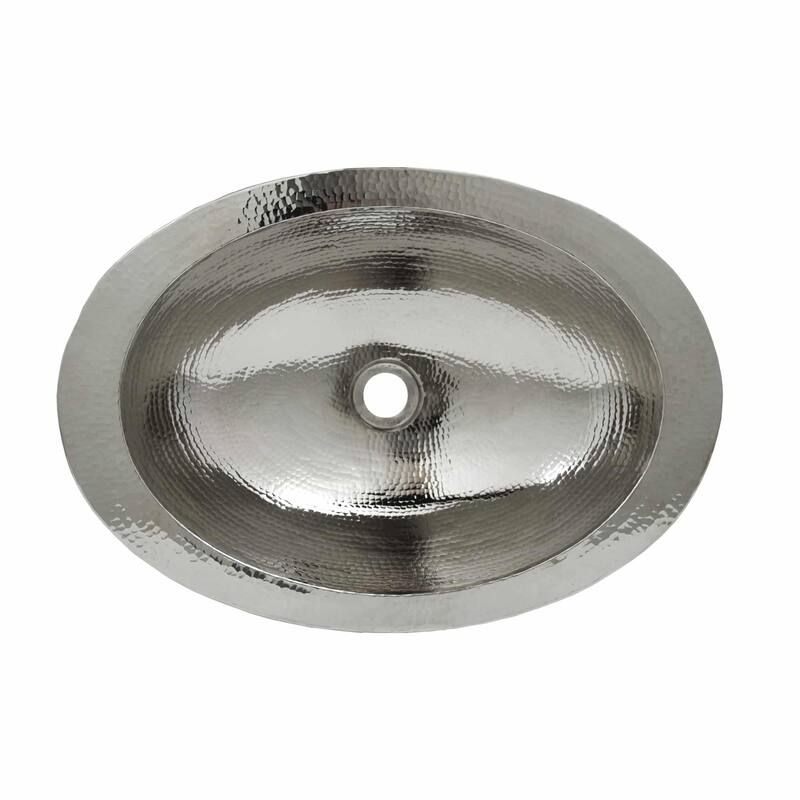 Native Trails Hibiscus 21" Copper Drop In Bathroom Sink