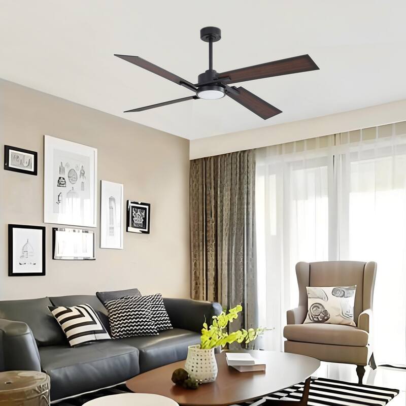 GetLedel 72" Large Modern LED Ceiling Fan with Remote Control and Light Kit