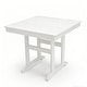 preview thumbnail 1 of 24, HDPE 35.8''L Square Dining Table with 1.7''D Bulit-in Umbrella Hole