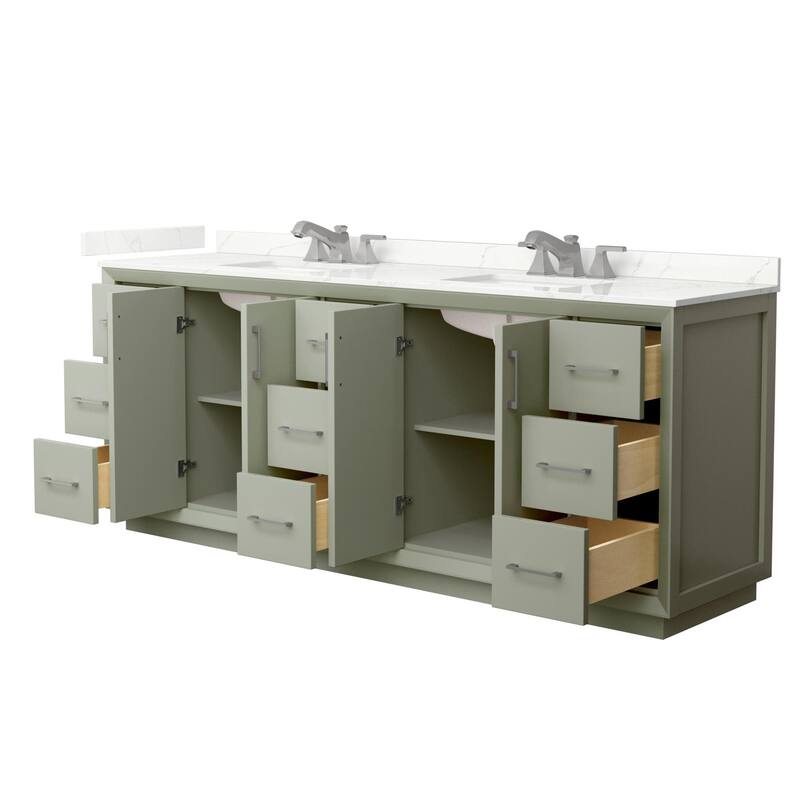 Wyndham Collection WCF414184D-QTZ-US3MXX Strada 84" Free Standing
