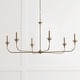 preview thumbnail 4 of 3, Presley 6-light Hanging Chandelier