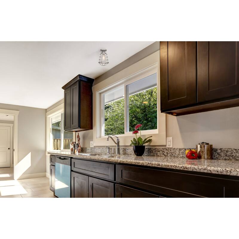 Design House Ajax 1 Light Dimmable Semi-Flush Ceiling Fixture