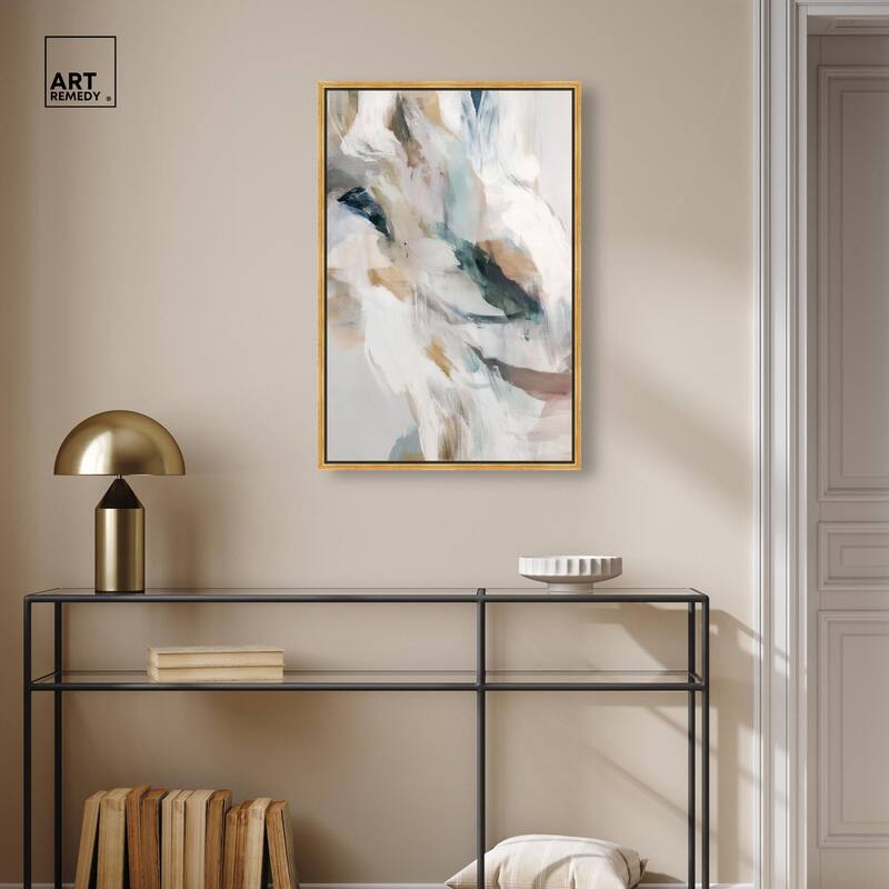 Whispering Colors II Canvas by Art Remedy