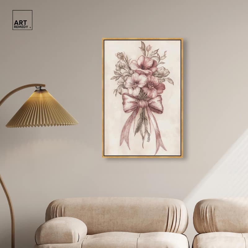 Tied with Tenderness II Canvas by Art Remedy