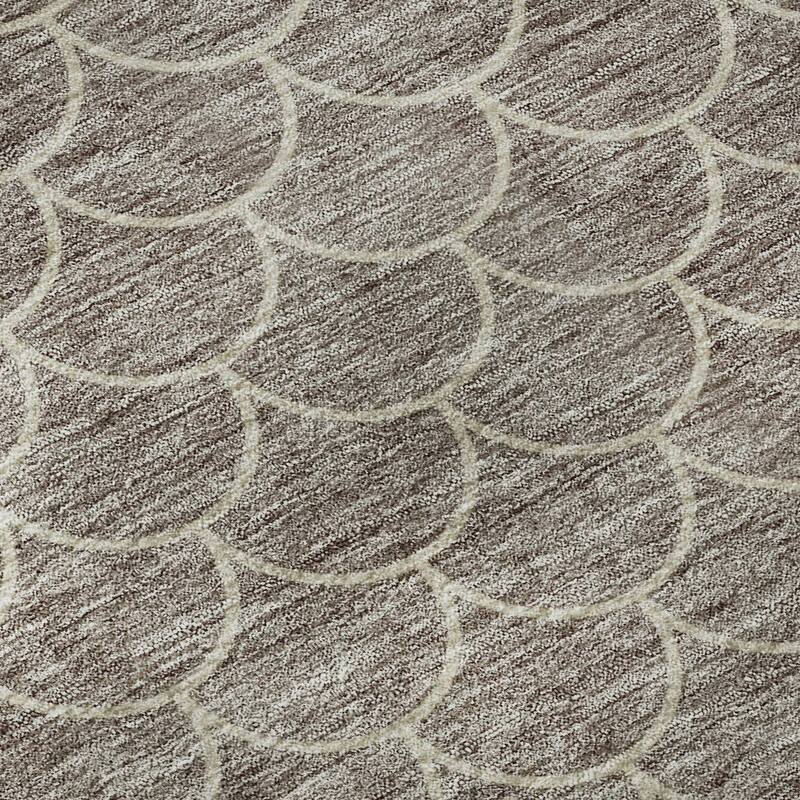 Premium Washable Super Soft Geo Scallops Mayfield Rug