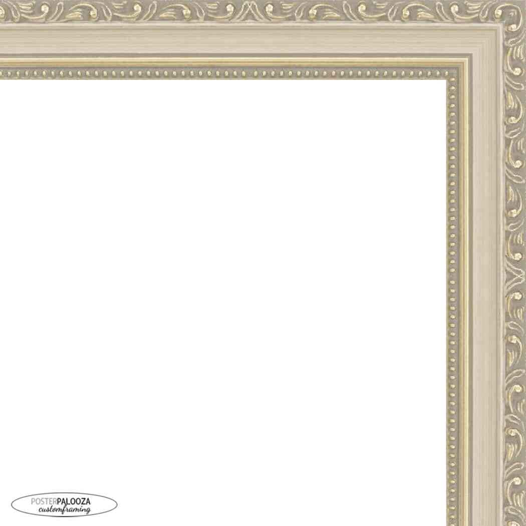 38x26 Traditional Gold Complete Wood Picture Frame with UV Acrylic, Foam Board Backing, & Hardware