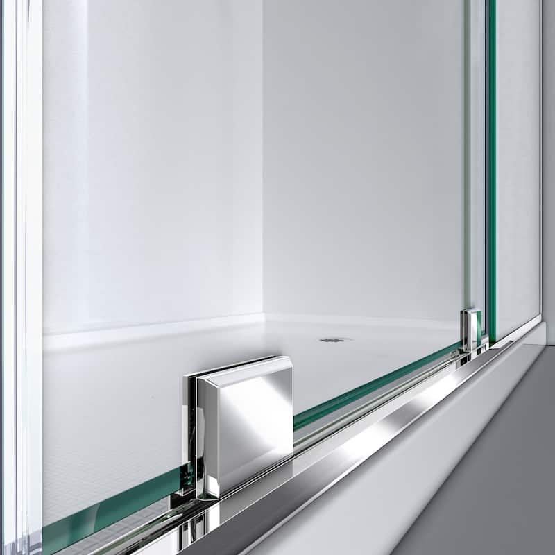 DreamLine Mirage-X 50 - 54 in. W x 71 in. H Frameless Sliding Shower Door - 50 - 54 in. W x 71 in. H
