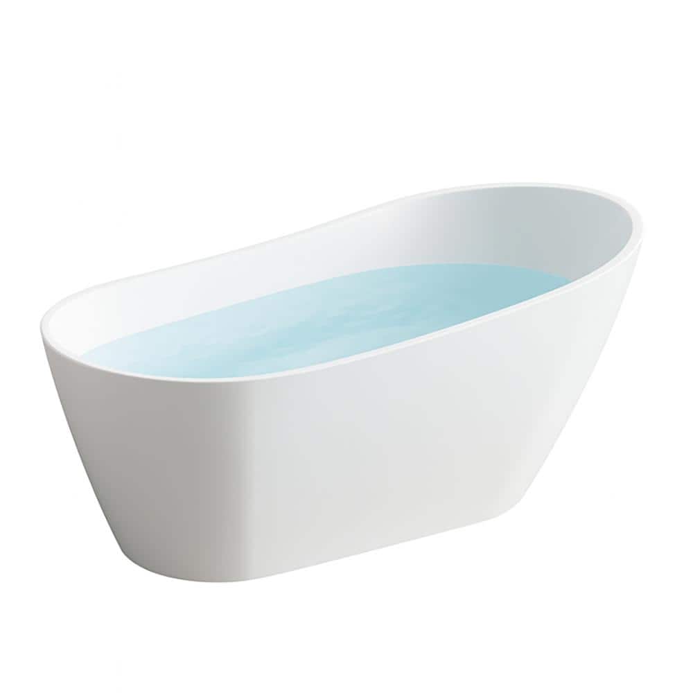 KBV 63'' x 31" Freestanding Soaking Acrylic Bathtub GTBT0021 - 63"