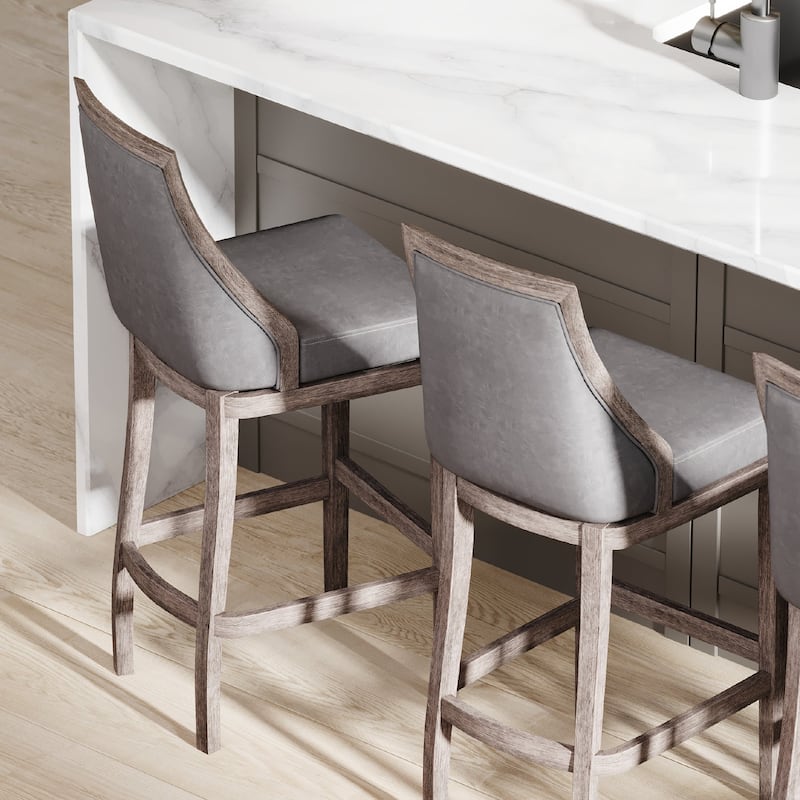 Maven Lane Vienna Swivel Kitchen Stool
