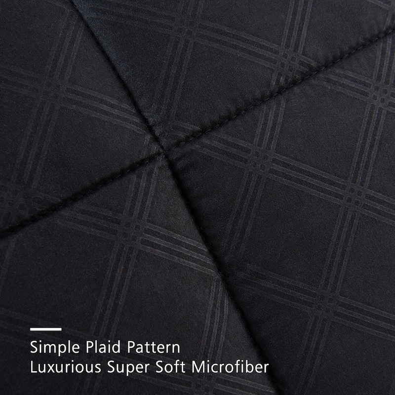 10-piece Solid Color Microfiber Comforter and Sheets Set