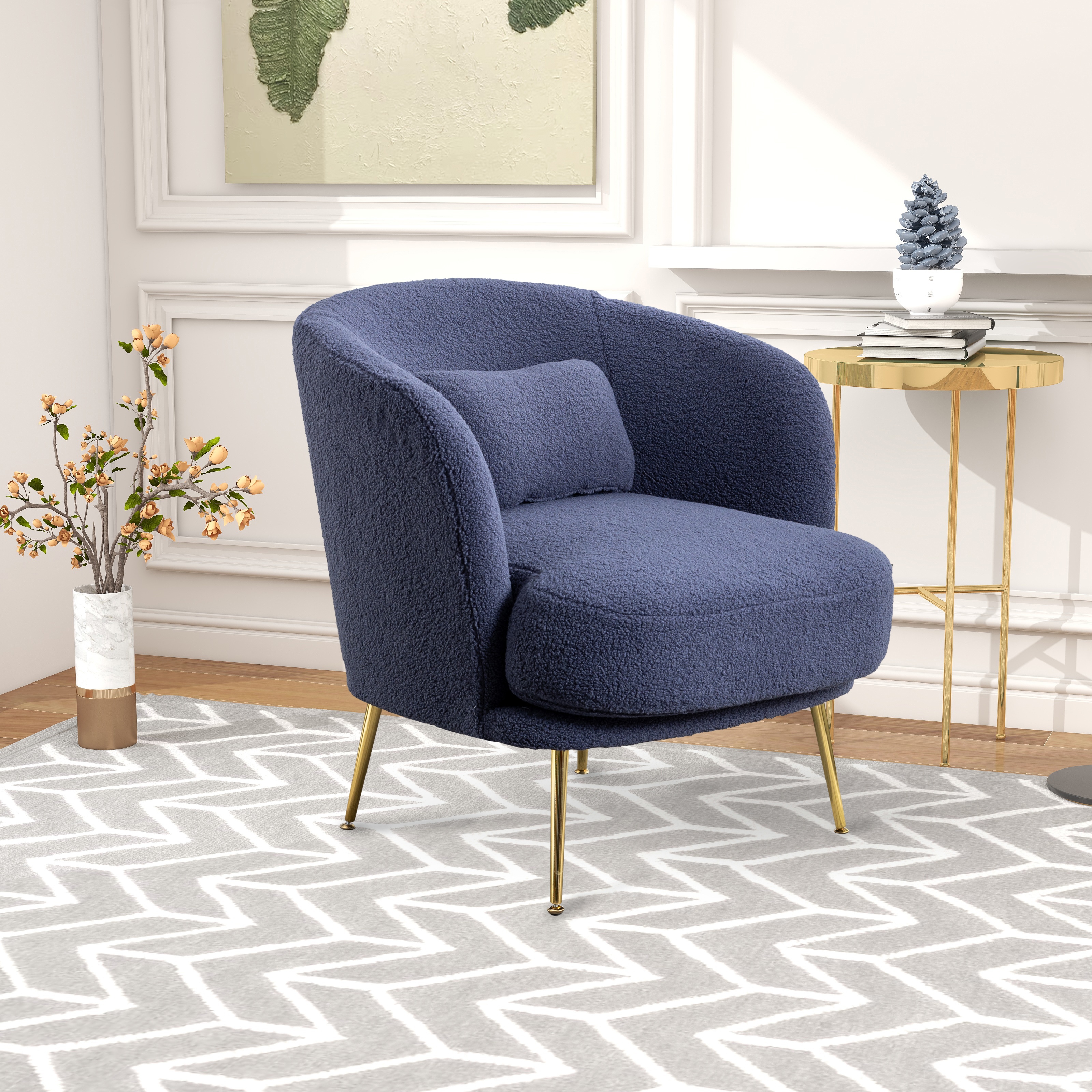 Curved accent hot sale chairs