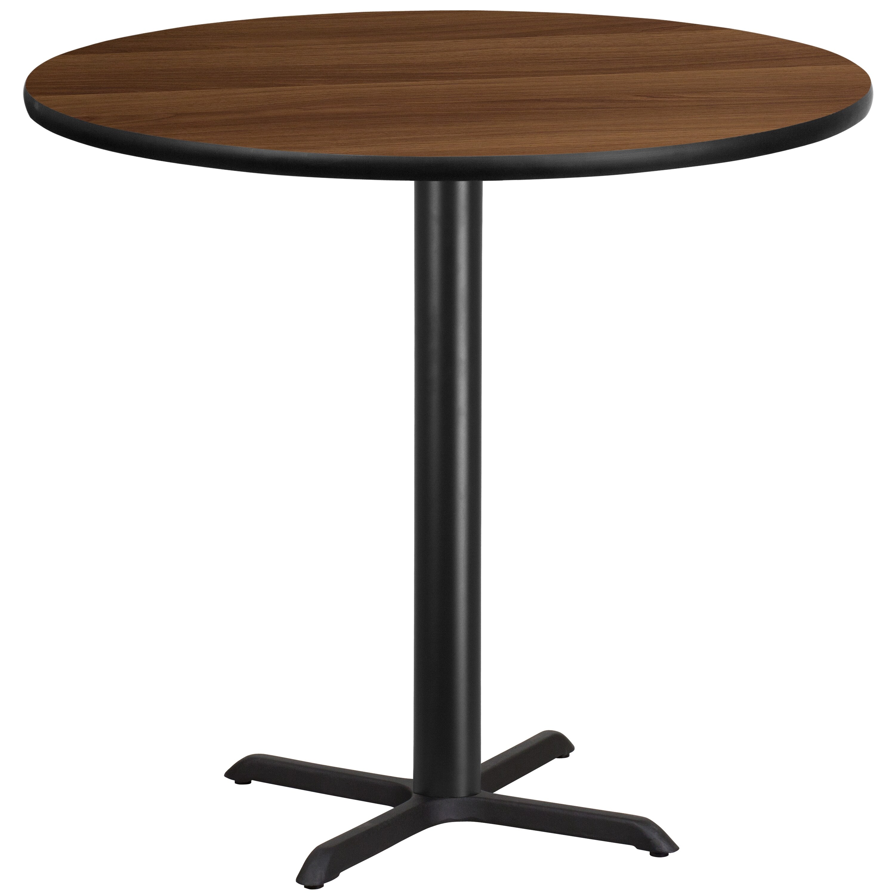 42 Round Laminate Table Top With 33 X 33 Bar Height Table Base 42 W X 42 D X 43 125 H Overstock 10704516