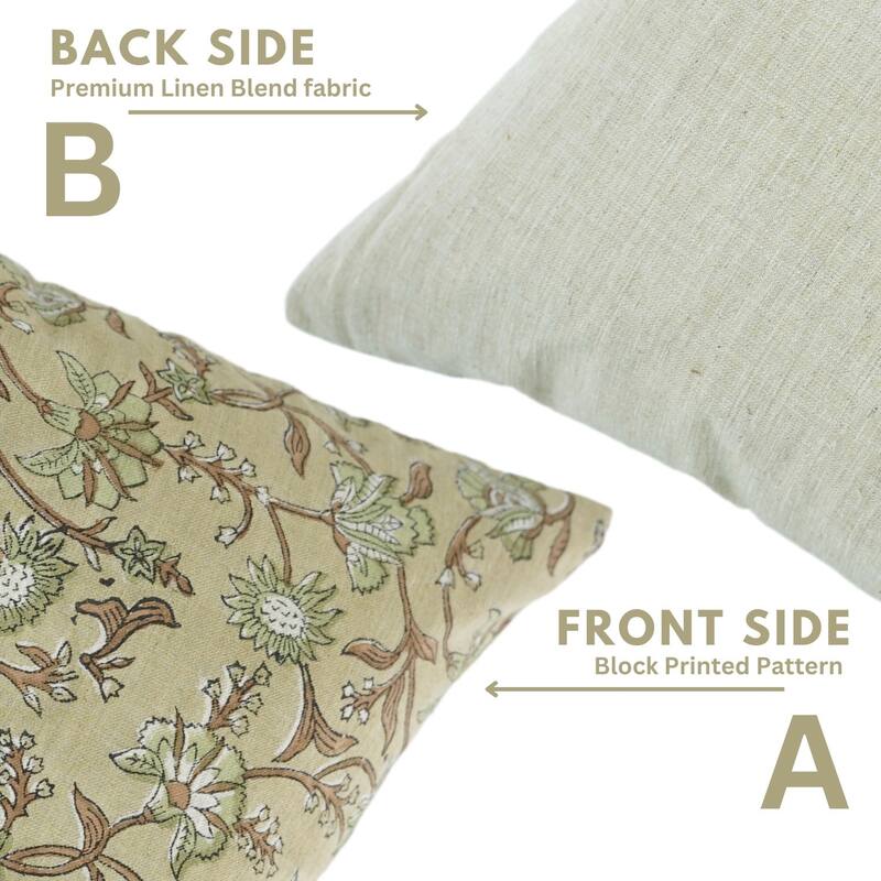 Decorative Light Green Handmade Cushion Cover By Fabdivine -NAYAB