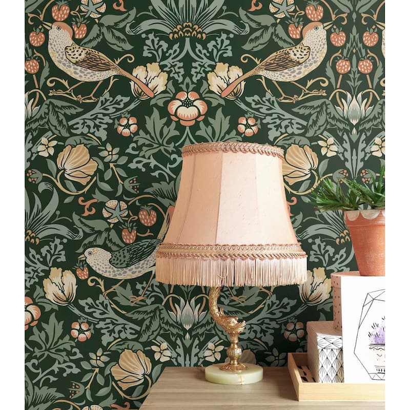 NextWall Aves Garden Peel and Stick Wallpaper
