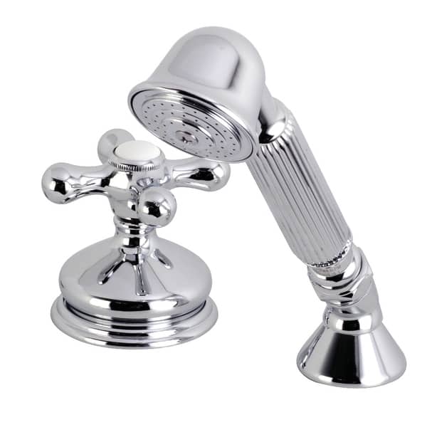 Deck Mount Hand Shower with Diverter for Roman Tub Faucet Bed Bath