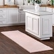 preview thumbnail 78 of 77, Nuloom Nia SuperiorWash Tile Faux Rabbit Machine Washable Area Rug 2' 6" x 8' - Blush - Runner