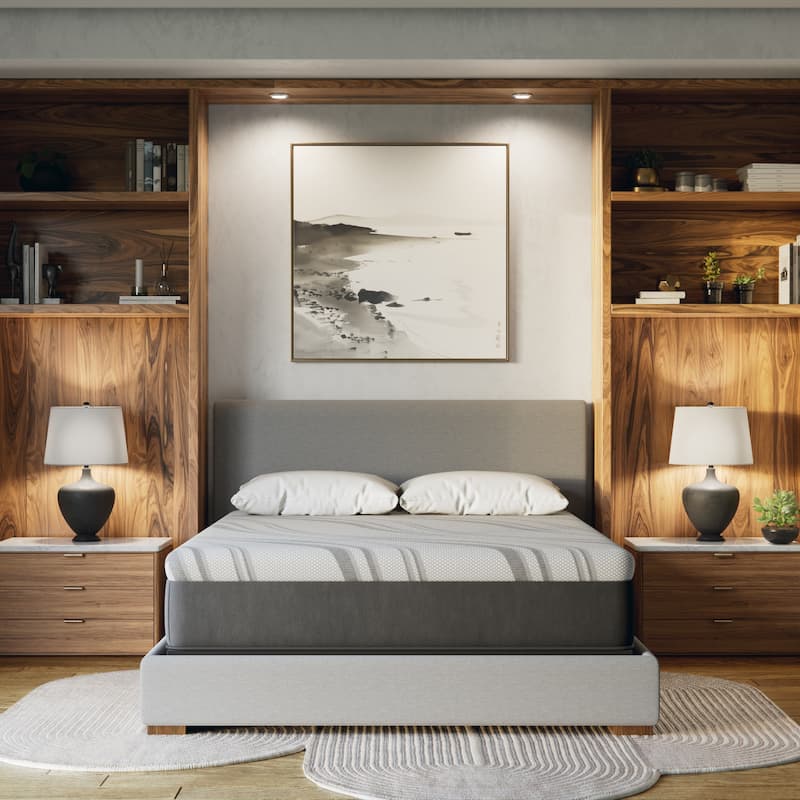 12" Cal King Euro Top Hybrid Memory foam Mattress - King