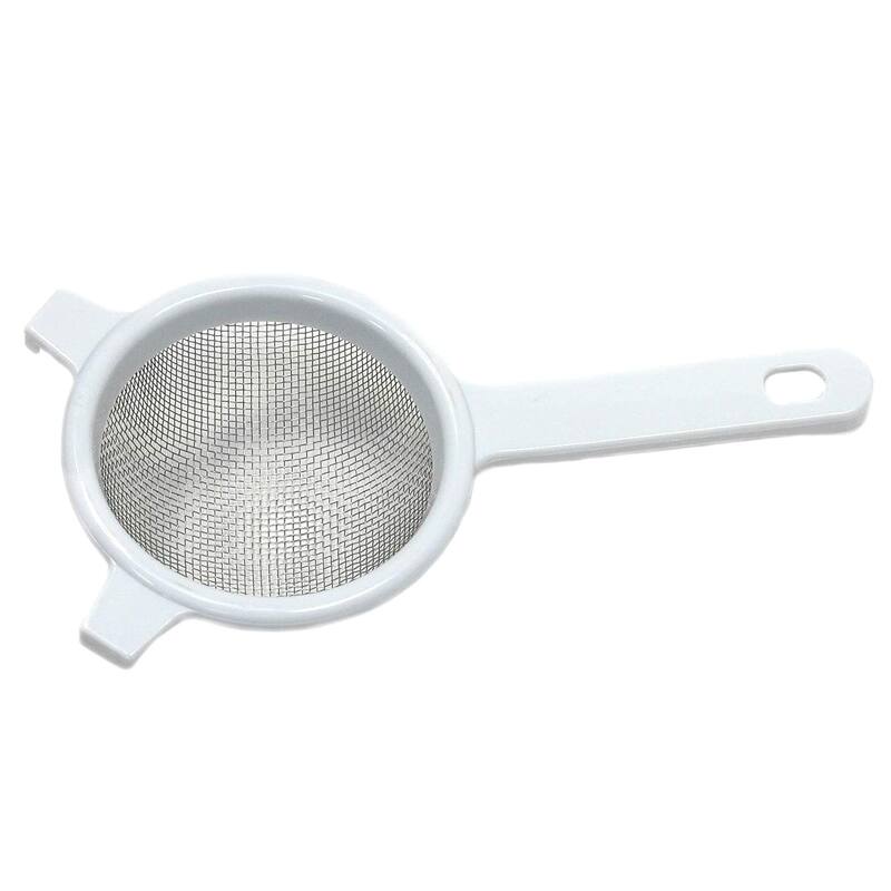 Chef Craft 4" Diameter Stainless Steel Mesh Strainer - Great for Straining Baking Ingredients - 1 Pack