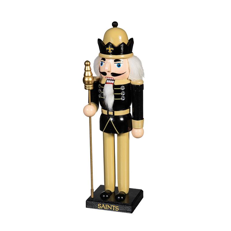 Nutcracker Statue, New Orleans Saints - 4.92''W x 4.53''H x 13.78