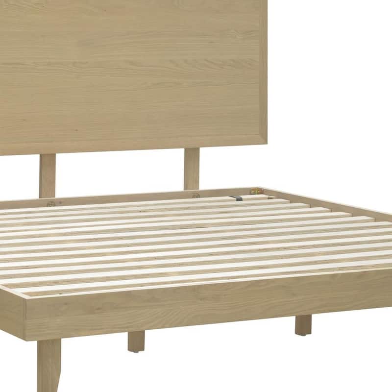Sven Modern Oak Platform Bed Frame