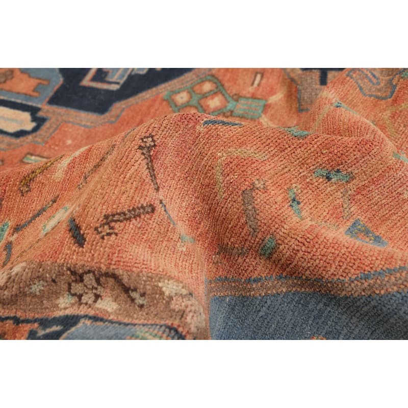 ECARPETGALLERY Hand-knotted Antalya Vintage Copper Wool Rug - 5'3 x 10'9