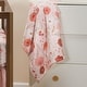preview thumbnail 6 of 5, Bedtime Originals Flower Power Floral/Strawberry Soft/Cozy Fleece Baby Blanket