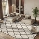 preview thumbnail 4 of 145, SAFAVIEH Hudson Shag Ariola Trellis 2-inch Thick Rug