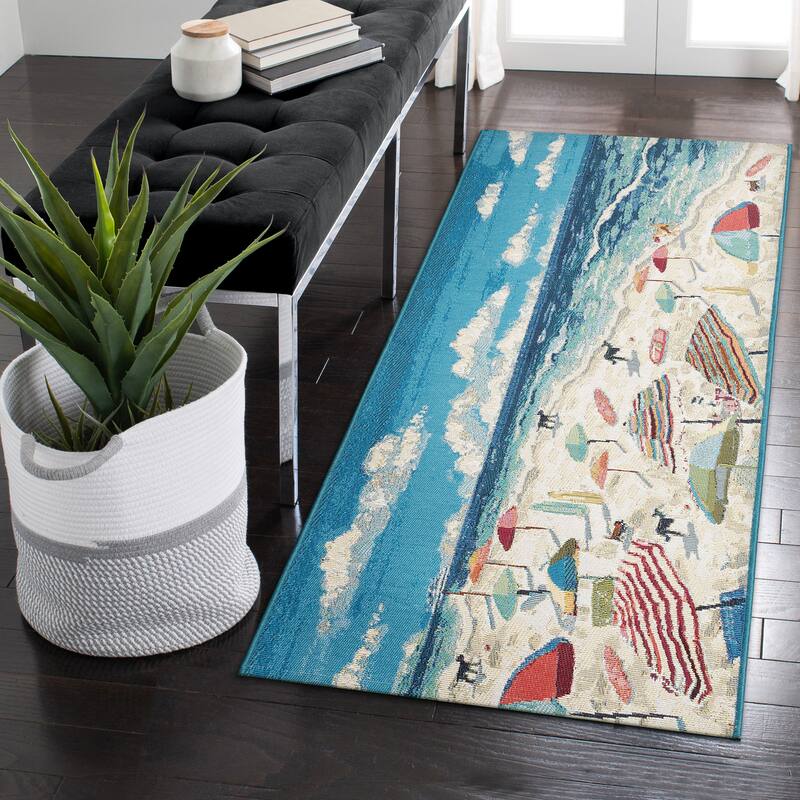 Liora Manne Esencia Dog Beach Indoor/Outdoor Mat