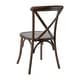 preview thumbnail 35 of 49, 2 Pack Stackable Wood Cross Back Chair