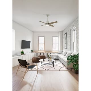 Casablanca 52" Axial Ceiling Fan w/ Integrated LED Light, Wall Control