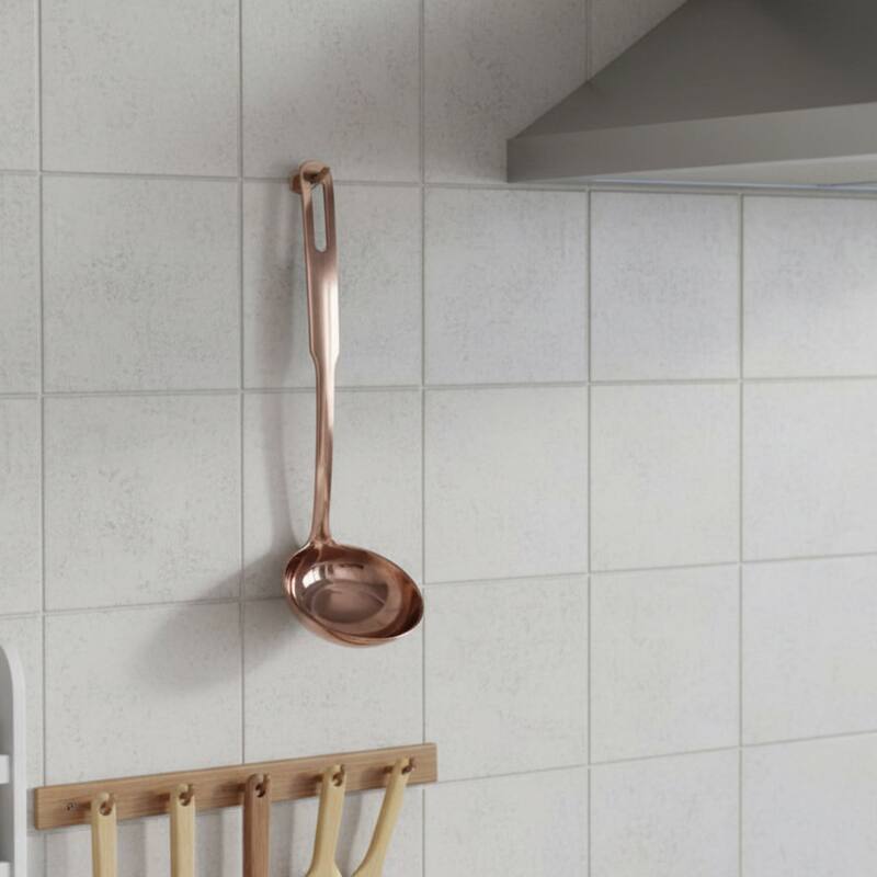 Amco 5-Piece Stainless Steel Cooking Utensil Set, Copper - 14" H