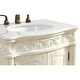 preview thumbnail 6 of 4, 27" Benton Collection Hayman Victorian White Bathroom Vanity