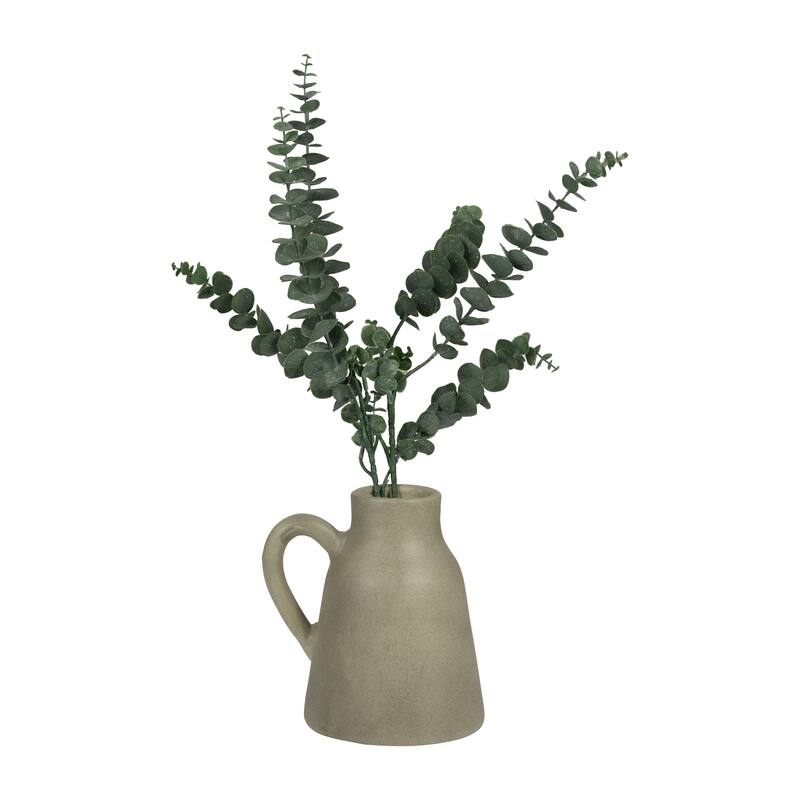 Sagebrook Home Terracotta Vase With Handle