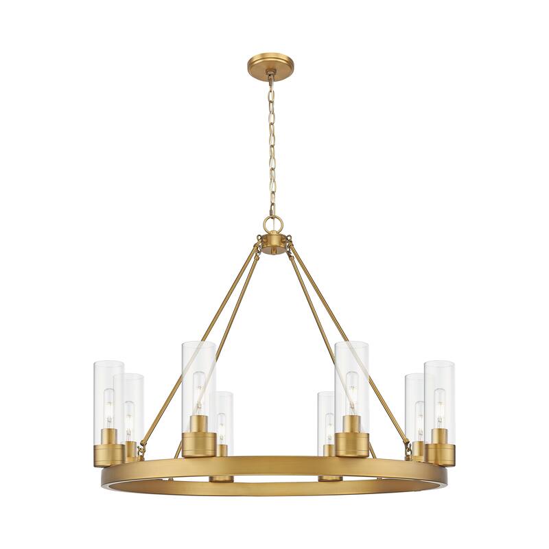 Innovations Lighting Downtown Urban - Boreas - 6 Light 36" Chandelier with 8" Shades