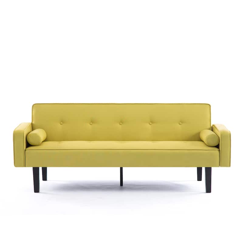 Futon Sofa Bed Convertible Couch Bed with Armrests